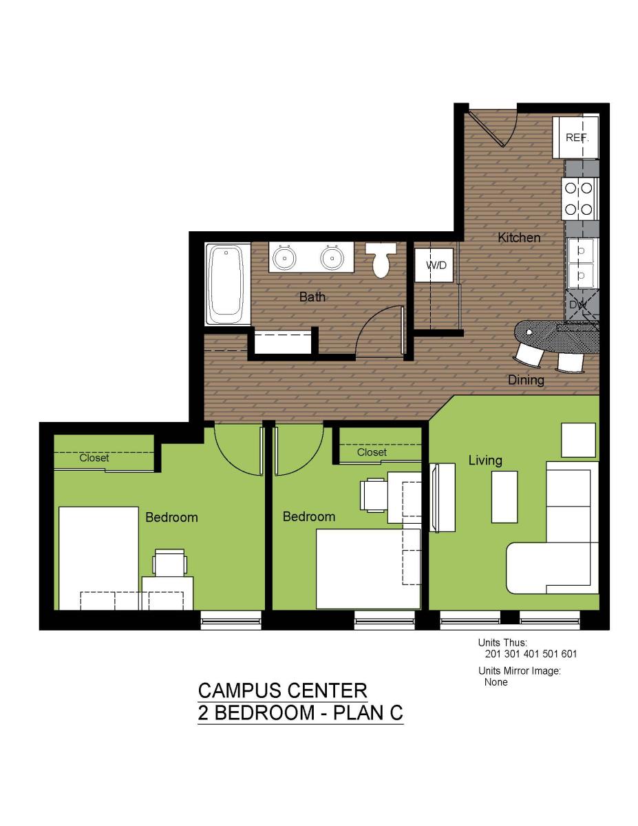 Apartment Floor Plan 