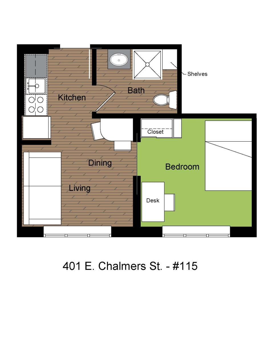 Apartment Floor Plan 