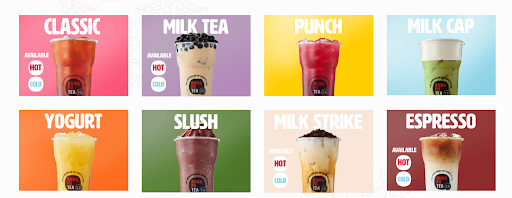 Kung Fu Tea Drink Menu