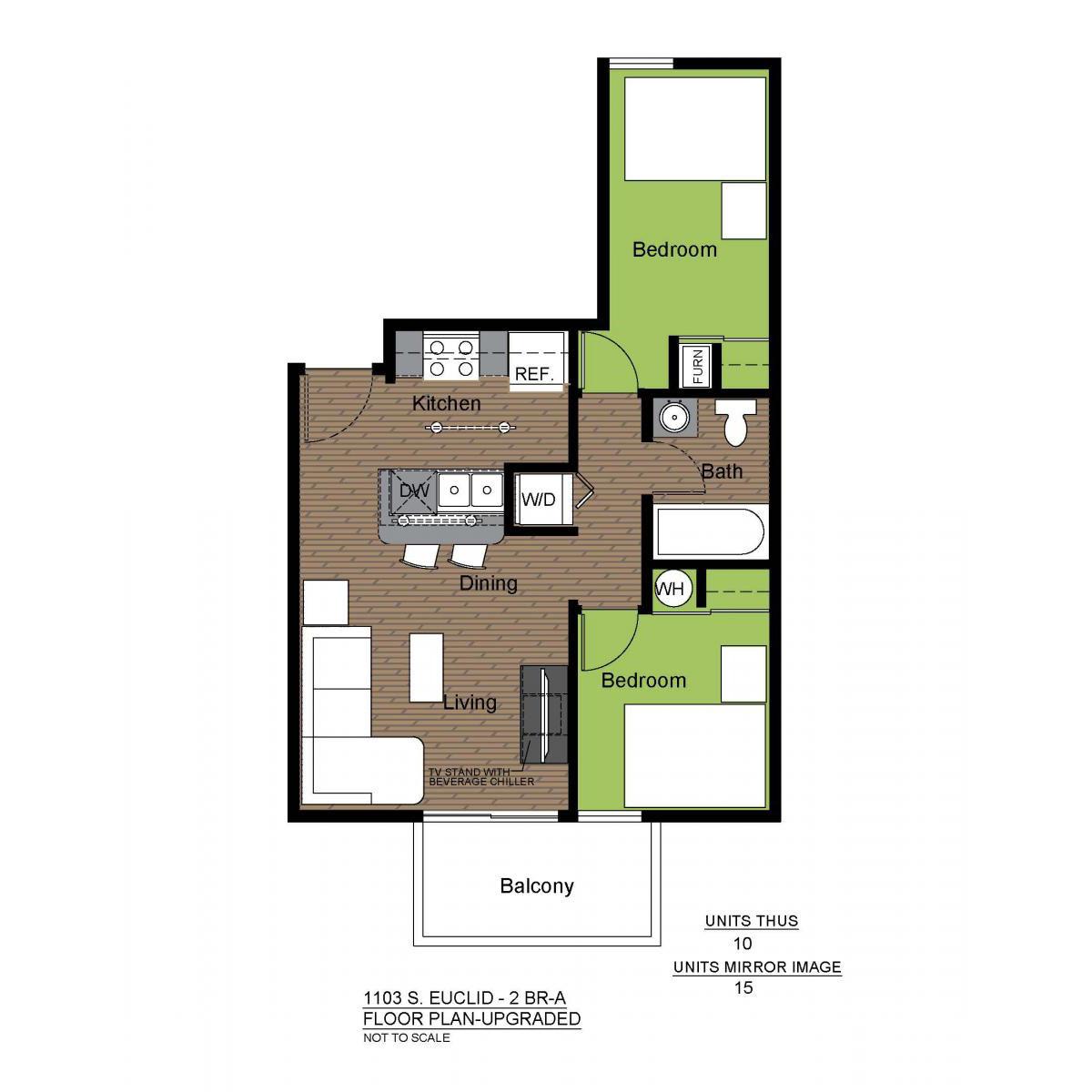 1103E-2BR A FLOORPLAN