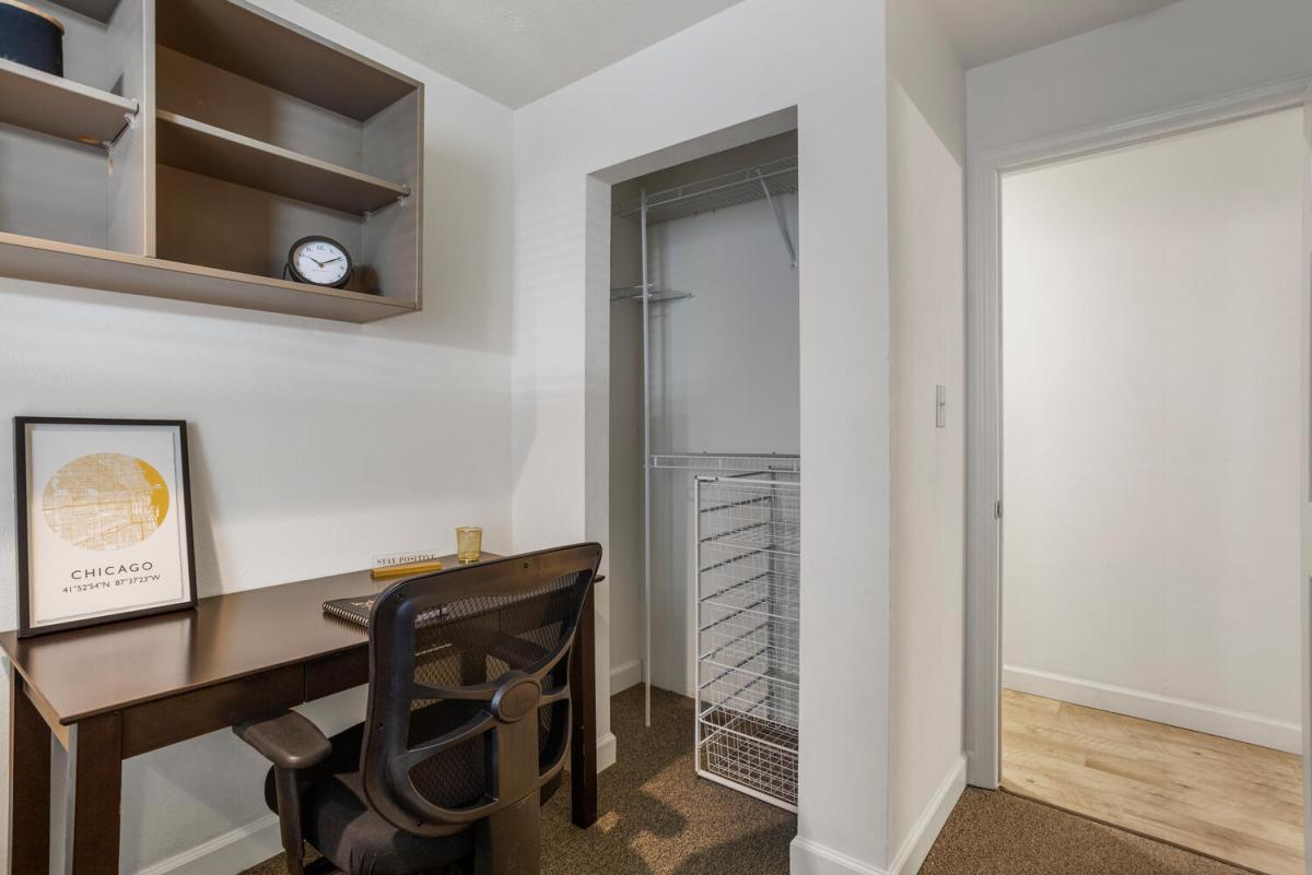 Bedroom Closet and Desk