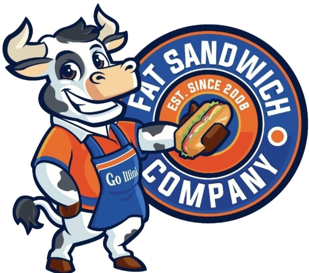 fat sandwich company logo