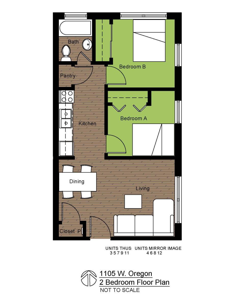 1105O 2BR PLAN