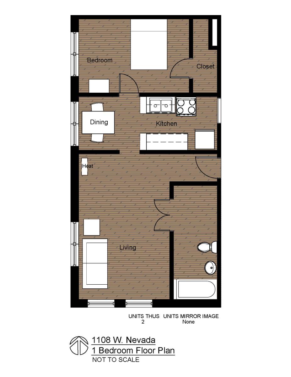 1108N 1BR PLAN #2